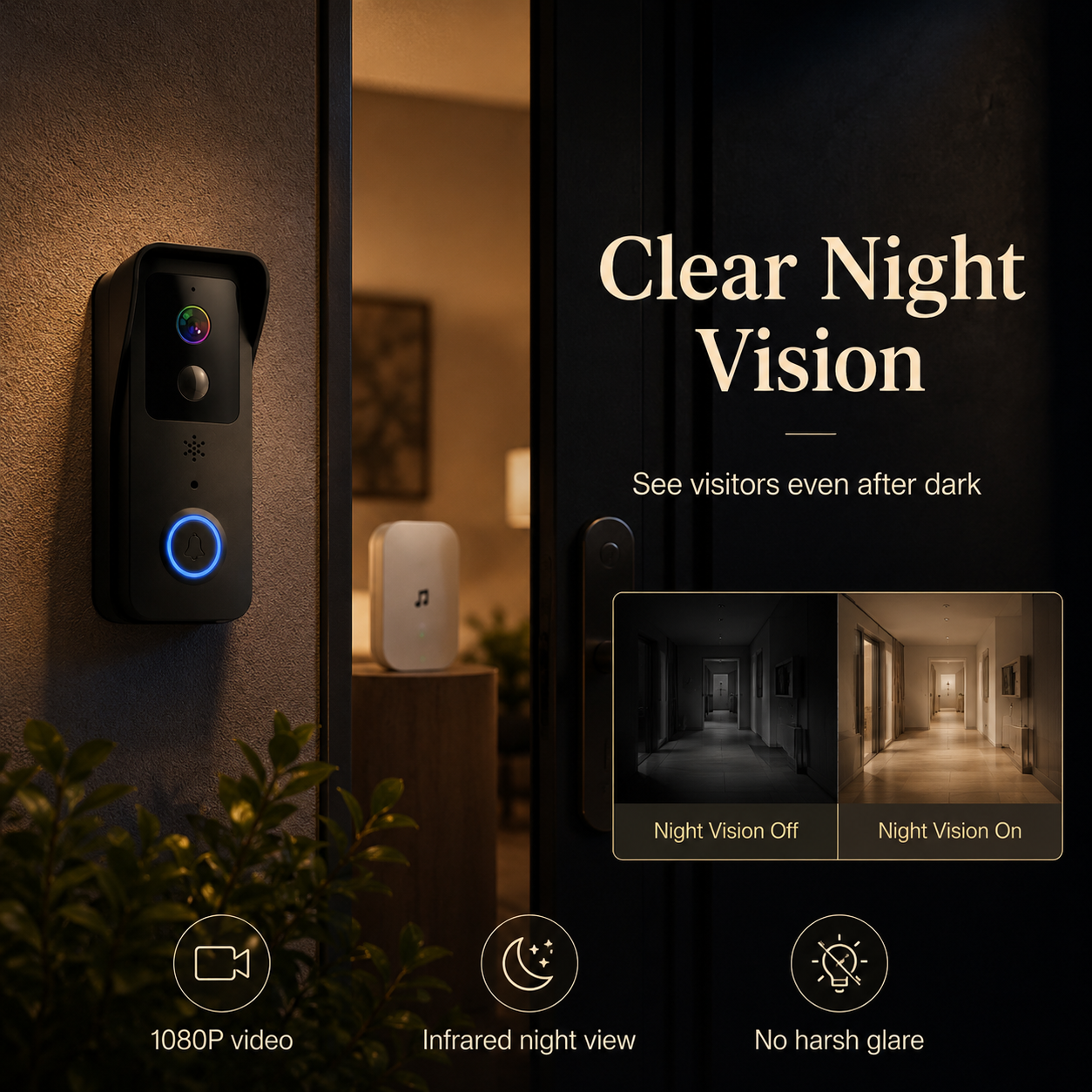 Tuya Smart Doorbell Pro (Videotimbre WiFi Dual 2.4G/5G)