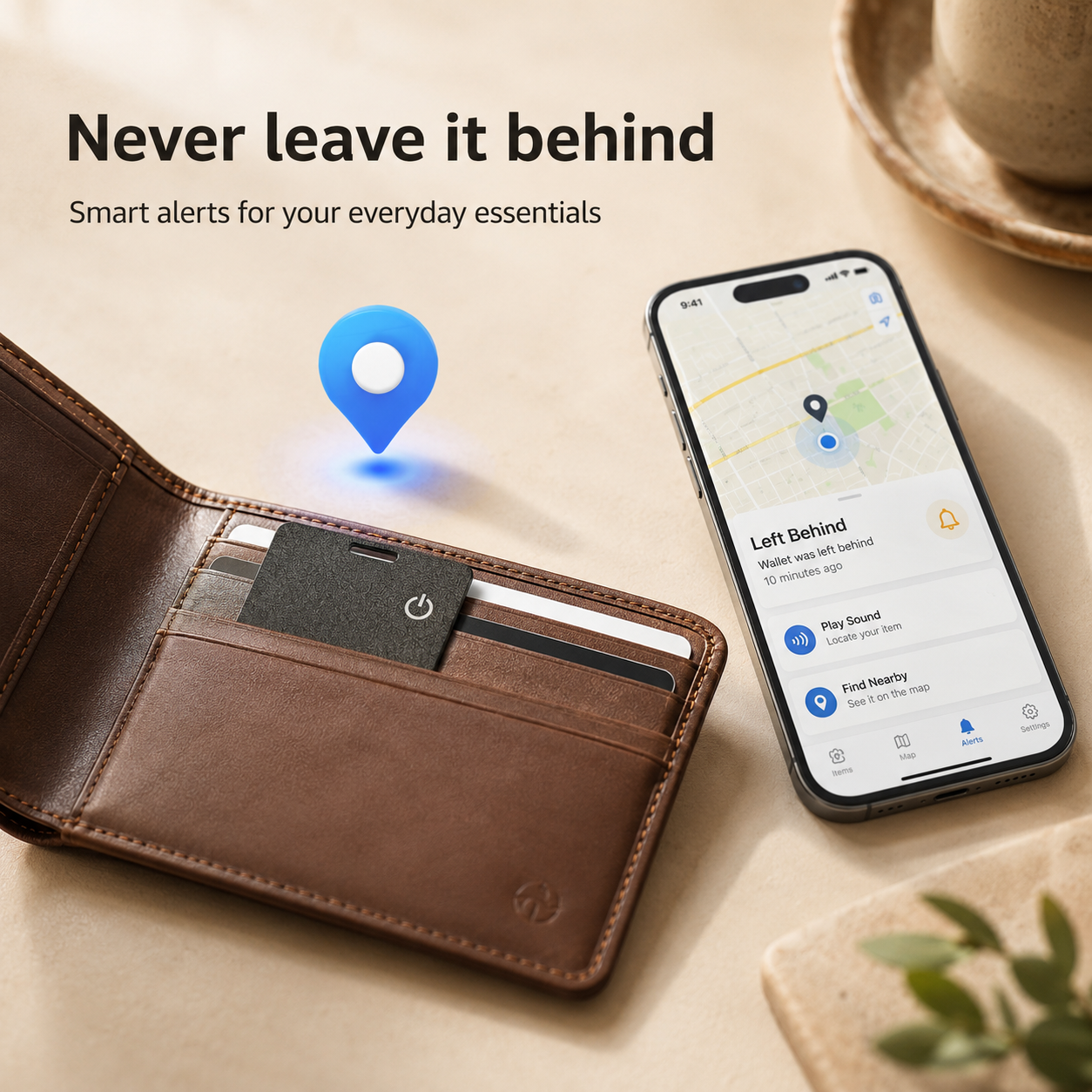 Wallet Finder™ – Tarjeta Localizadora para Cartera