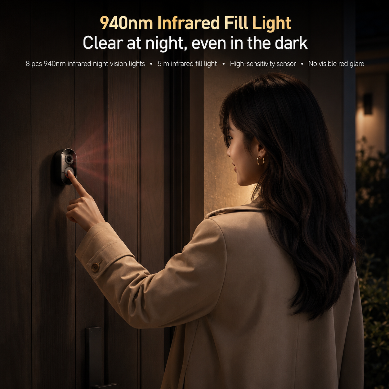 Xiaomi Cat Eye 2 • Mirilla WiFi con Visión Ultra Panorámica 180°