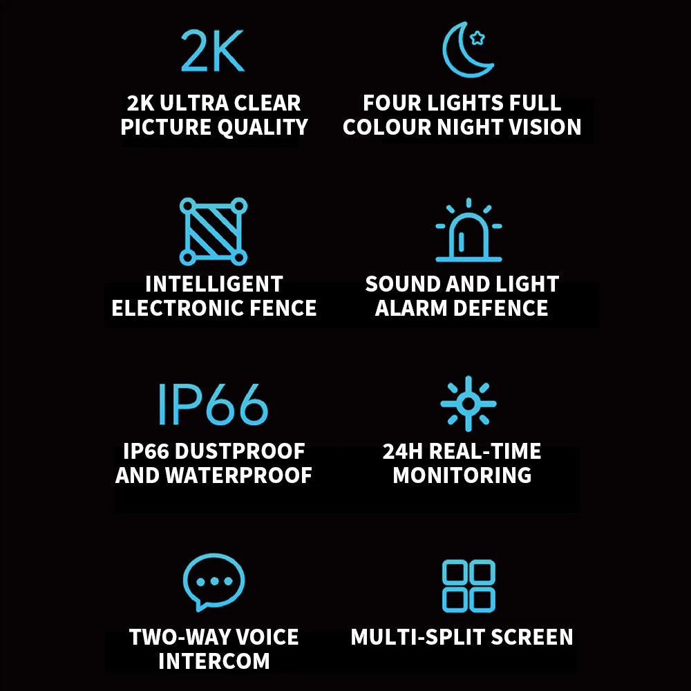 Xiaomi AW300 • Cámara Exterior 2K con Visión Nocturna a Color