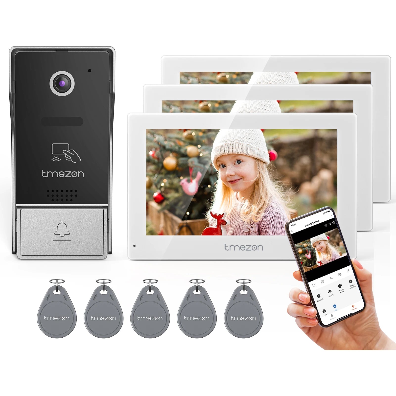 TMEZON Smart Intercom Pro (Sistema de Videoportero WiFi 7")