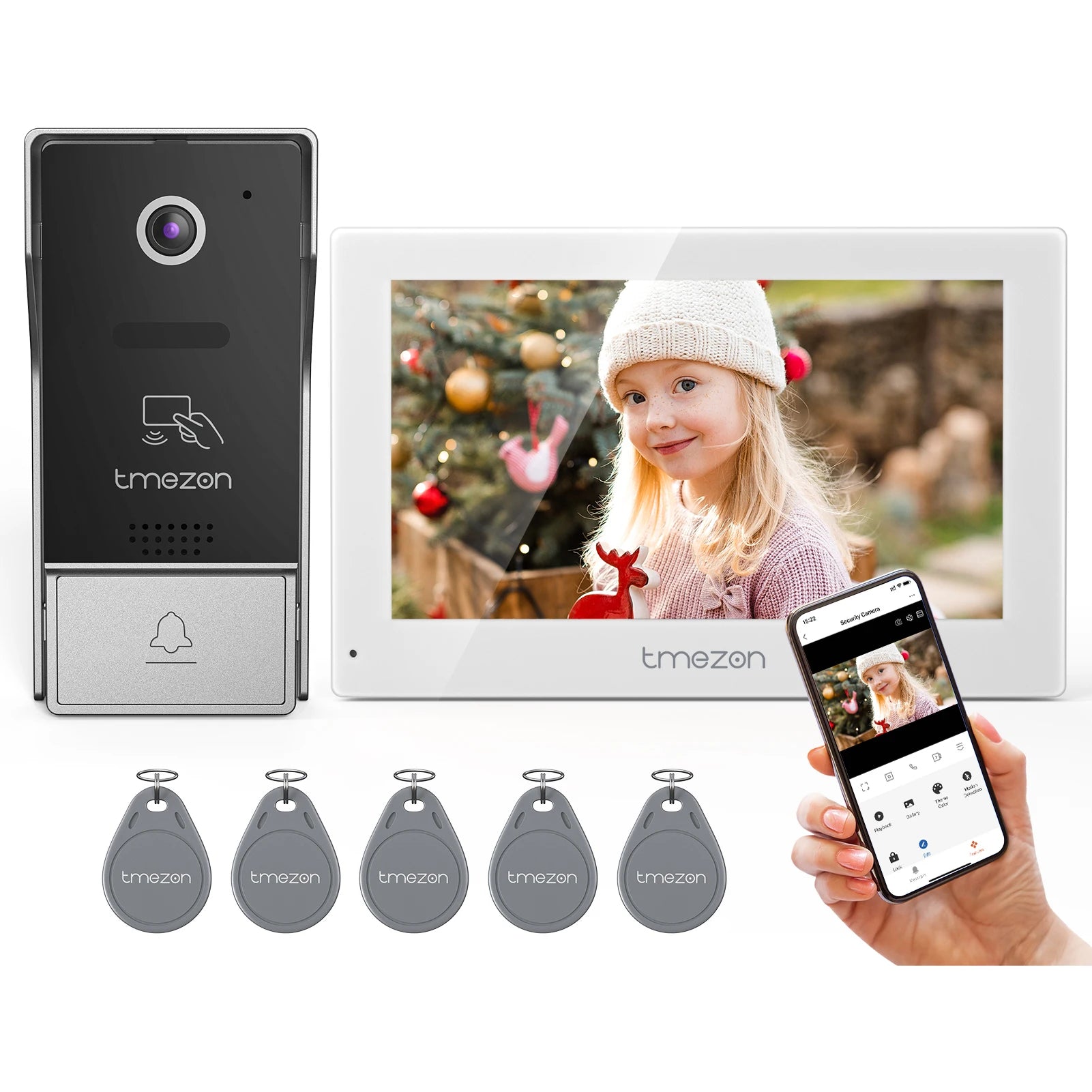 TMEZON Smart Intercom Pro (Sistema de Videoportero WiFi 7")