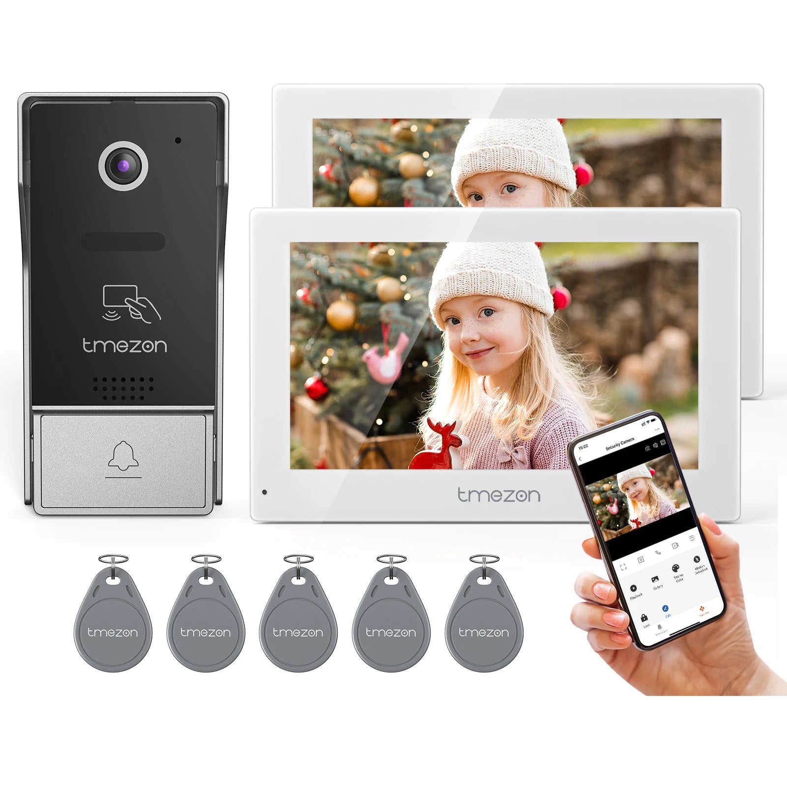 TMEZON Smart Intercom Pro (Sistema de Videoportero WiFi 7")
