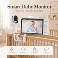 Monitor de Bebé de 7 Pulgadas (Cámara Giratoria y Sensor de Temperatura)