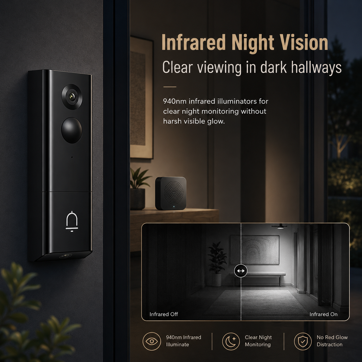 Xiaomi Doorbell 4 • Timbre Inteligente con Doble Cámara y Vista 163°
