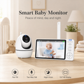 ComfortView 5" Smart Baby Monitor (Pantalla HD y Cámara PTZ)