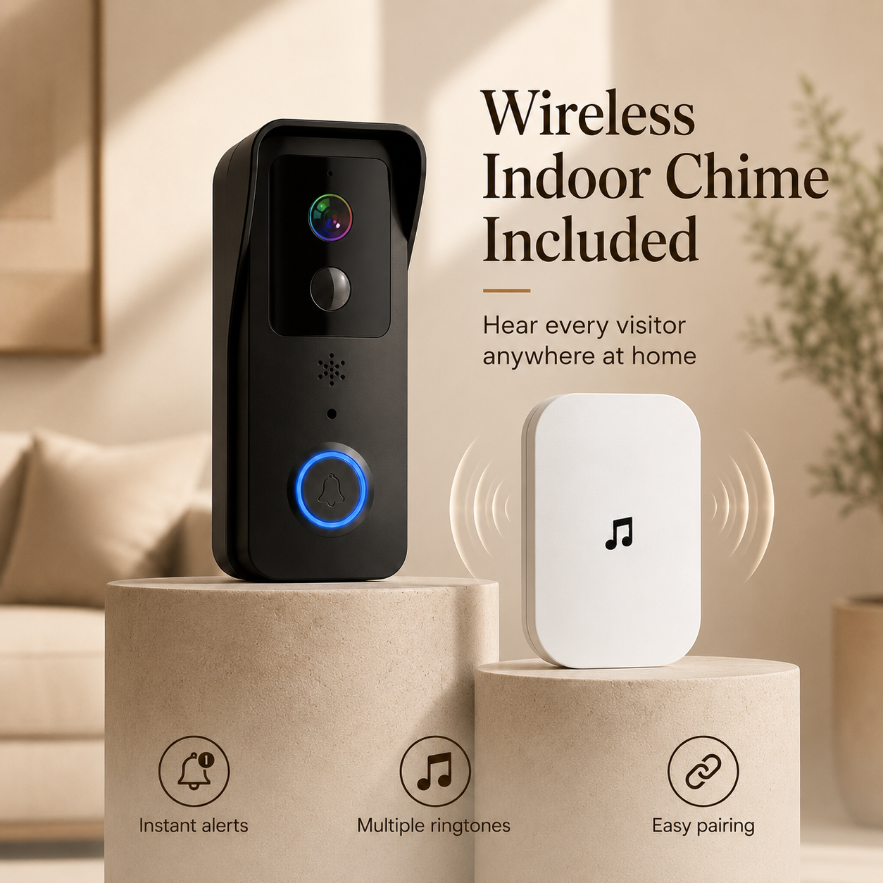 Tuya Smart Doorbell Pro (Videotimbre WiFi Dual 2.4G/5G)