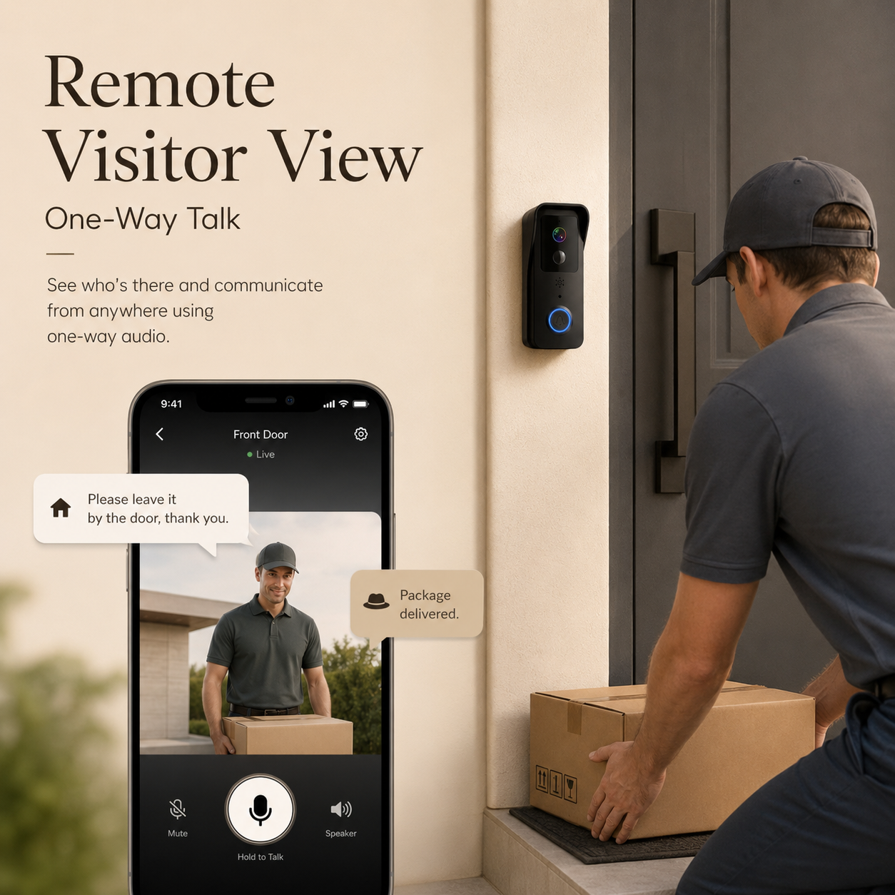 Tuya Smart Doorbell Pro (Videotimbre WiFi Dual 2.4G/5G)